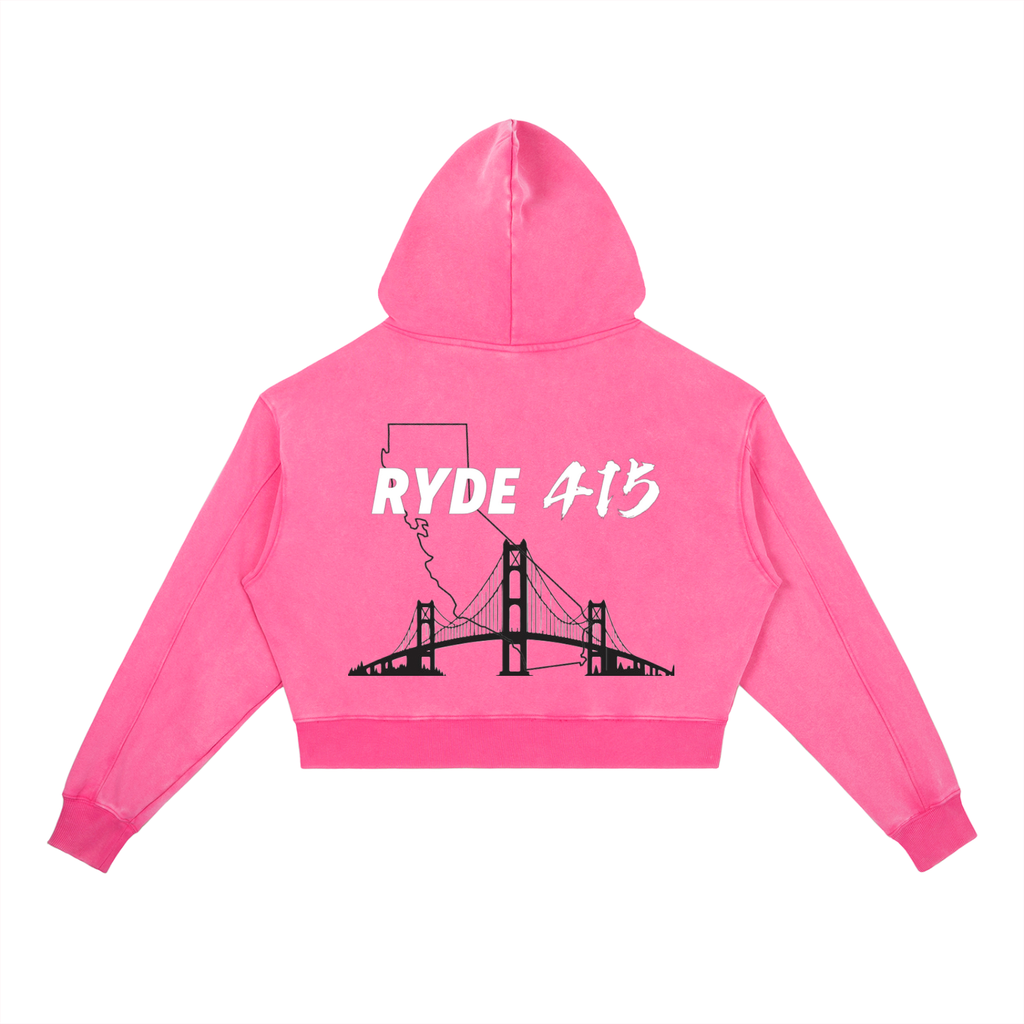 Womens Vintage Washed Heavyweight Hoodie