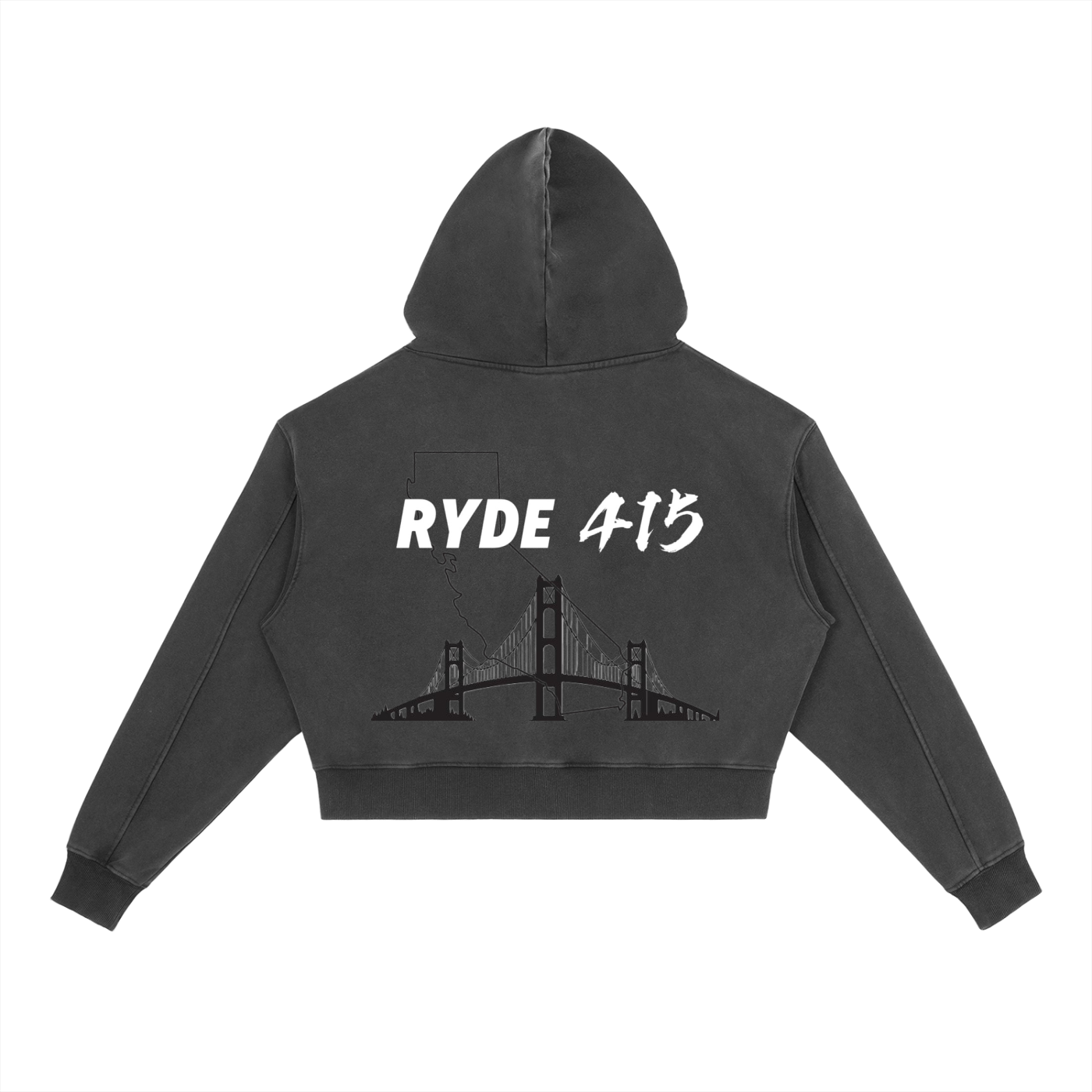 Womens Vintage Washed Heavyweight Hoodie
