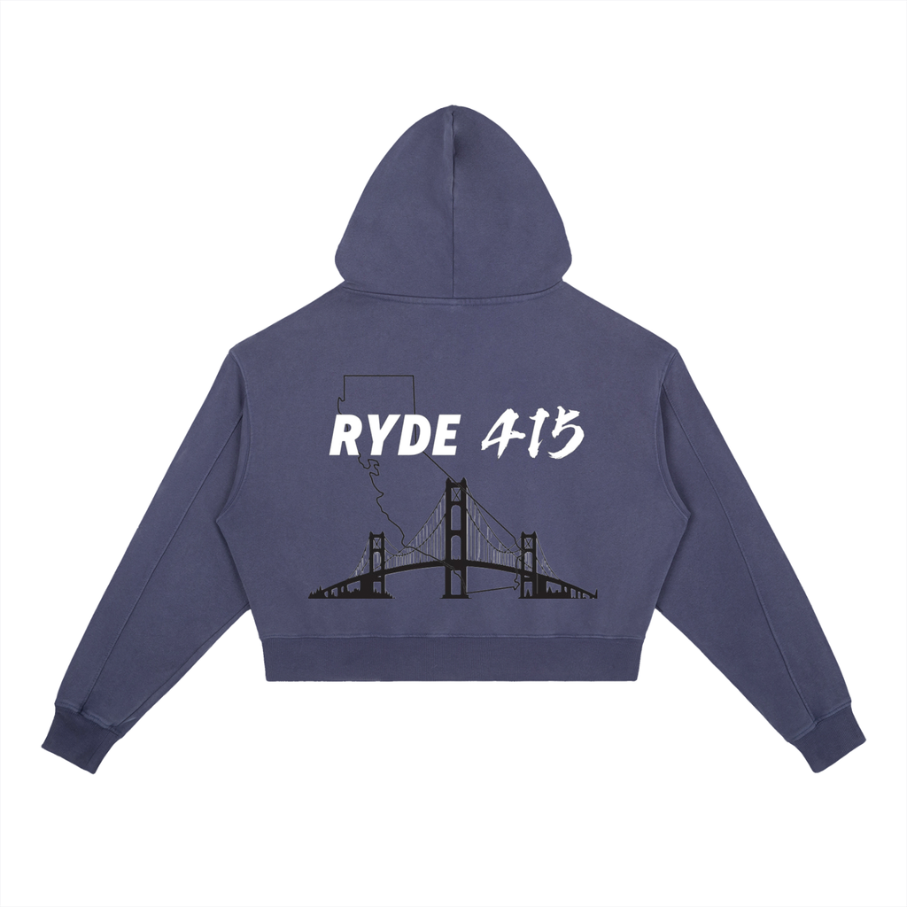 Womens Vintage Washed Heavyweight Hoodie