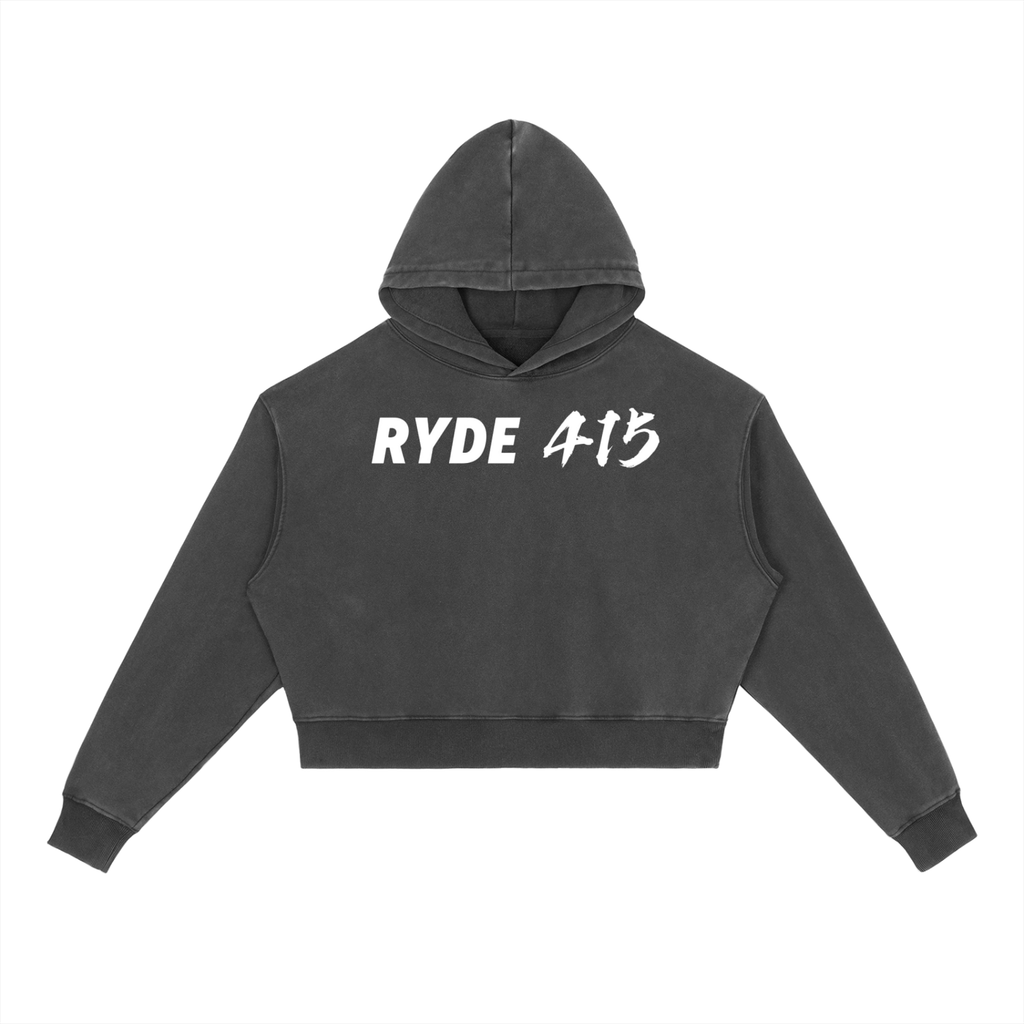 Womens Vintage Washed Heavyweight Hoodie
