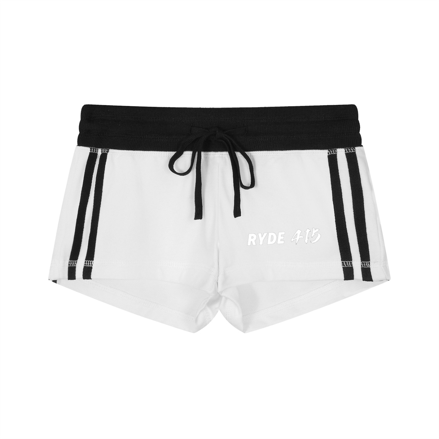 Women's Contrast Stripe Track Shorts