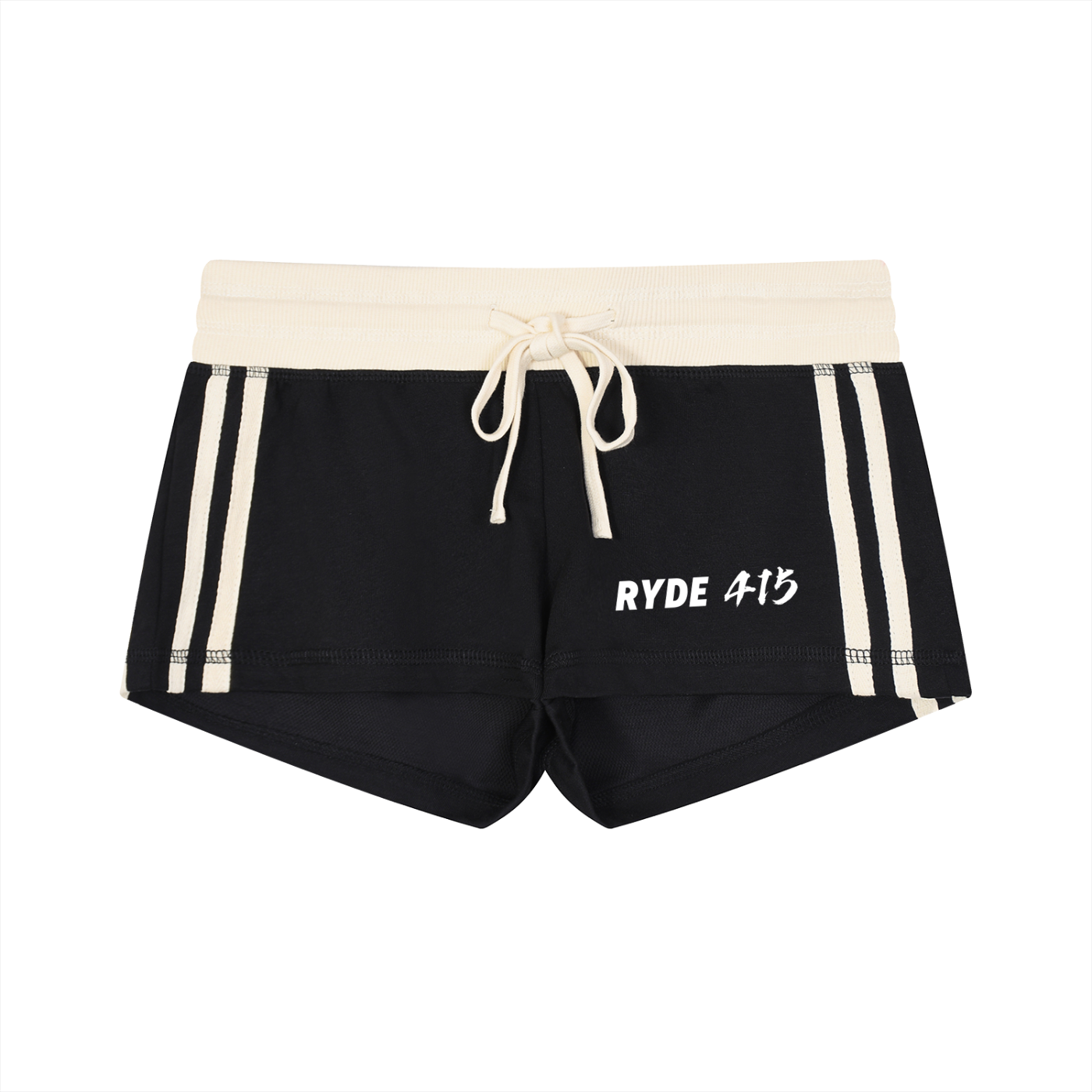 Women's Contrast Stripe Track Shorts