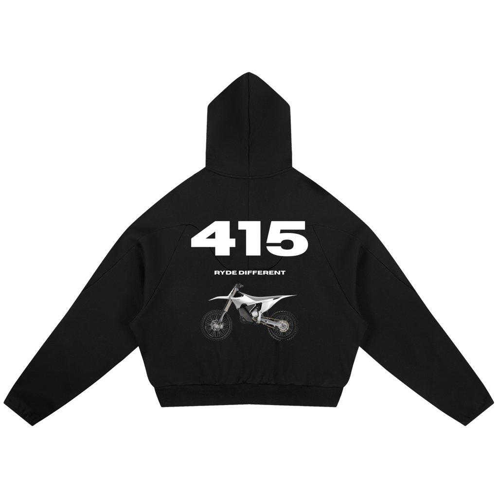 Ryde 415 Curved Panel Raglan Hoodie