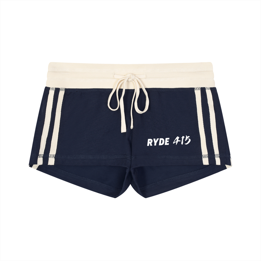 Women's Contrast Stripe Track Shorts