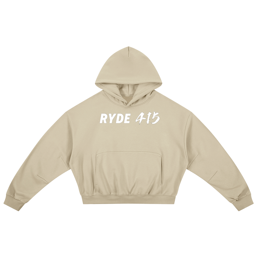Ryde 415 Essential Boxy Darted Sleeve Hoodie