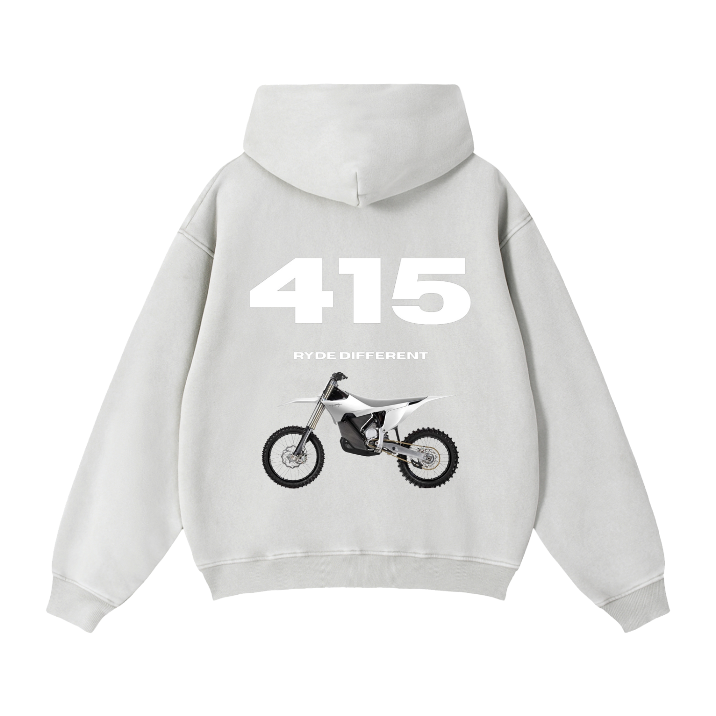 Ryde 415 Zip-Through Boxy Fleece Hoodie