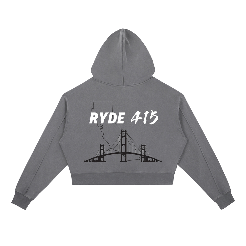 Womens Vintage Washed Heavyweight Hoodie